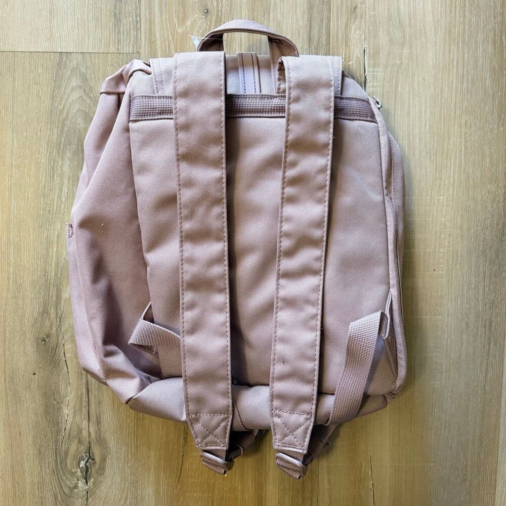 Herschel Supply Co Dawson Ash Rose Drawstring Backpack Classic Minimalist Travel - Picture 4 of 7